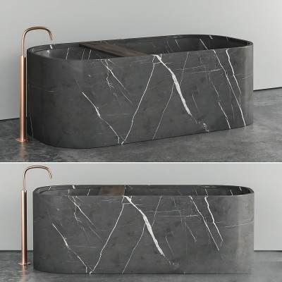 现代大理石浴缸